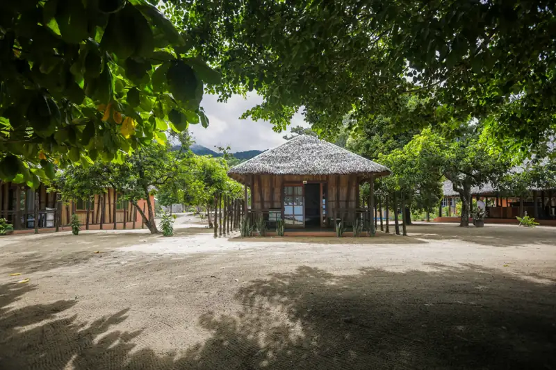 Bungalow sous les arbres