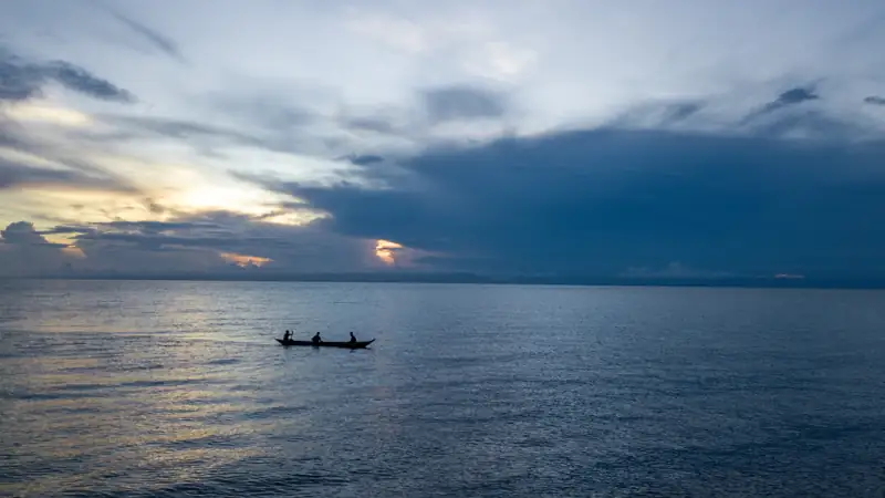 Coucher de soleil à Ambanizana