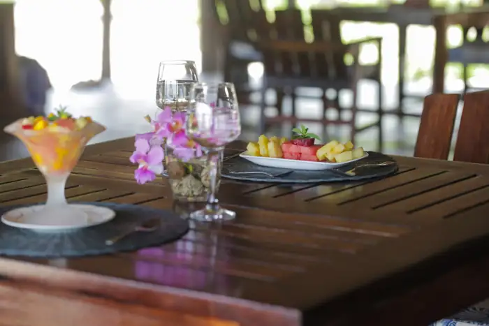 Restaurant en bord de plage
